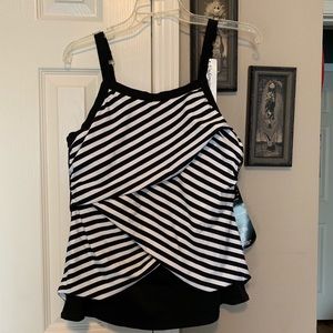 Miraclesuit Tankini Top Sz 16